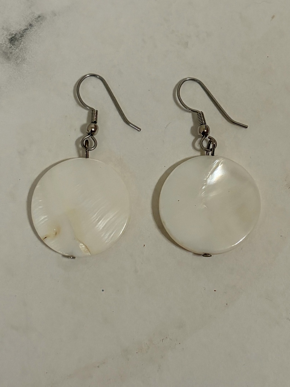Vintage Mother of Pearl Earrings
